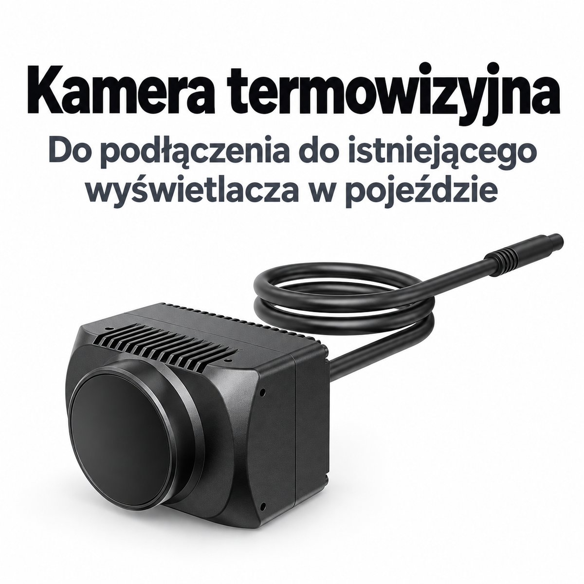 Autós hőkamera éjjellátó – 2 változat, hőkép, kétspektrális mód, 7″ képernyő, ADAS, IP67