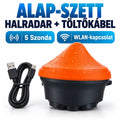 Vezeték nélküli halradar alkalmazással, 5 szondás szonár, 100 m mélység és 150 m WLAN-hatótávolság parti horgászathoz, pontyhorgászathoz, kajakhoz, csónakhoz és lékhorgászathoz