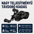 Intelligens Baitcast orsó elektromágneses fékkel – precíz vezérlés és stabil távoli dobások